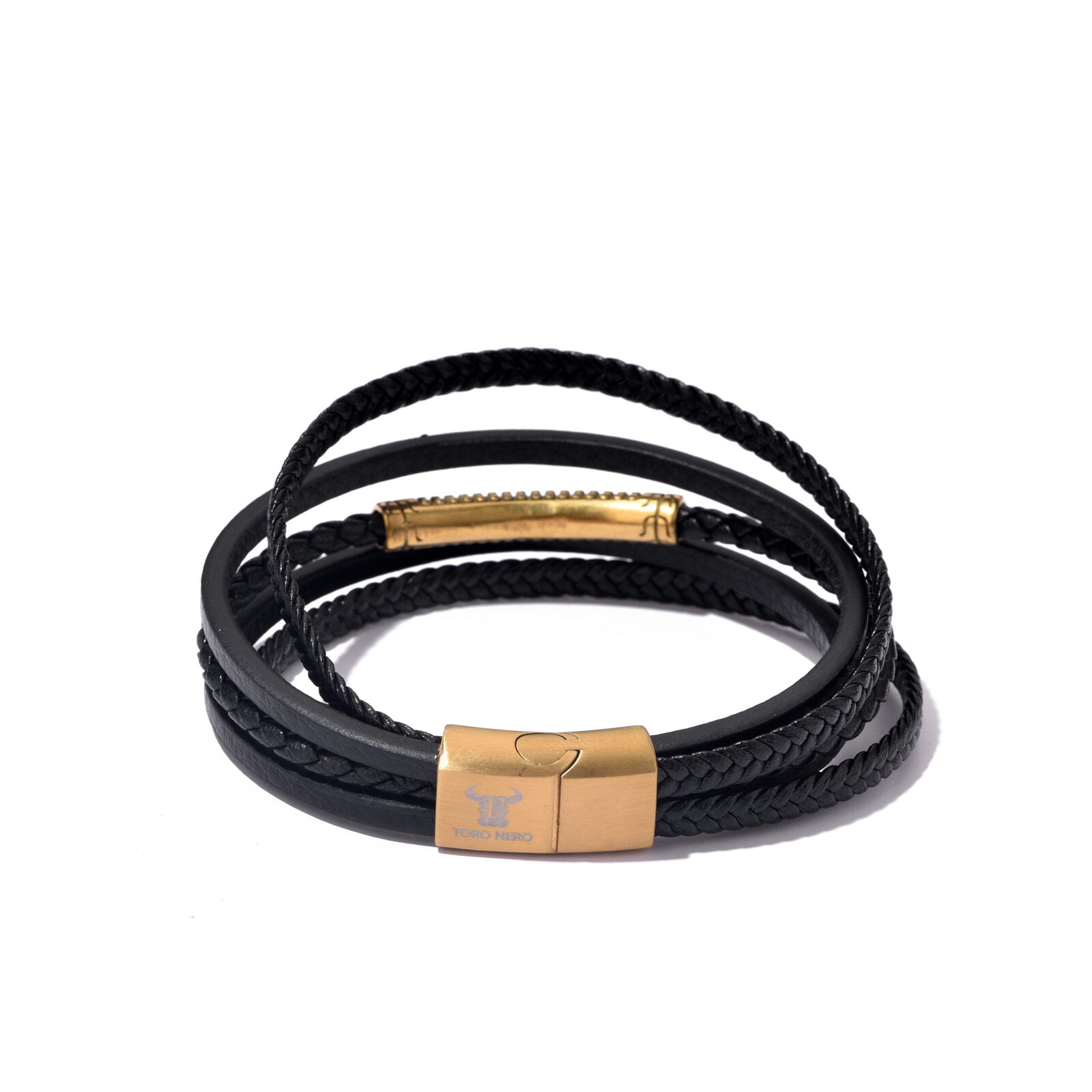 bratara-barbati-piele-naturala-negru-auriu-Liam4.jpg