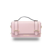 Sac à main pour femme en cuir véritable rose Natalia