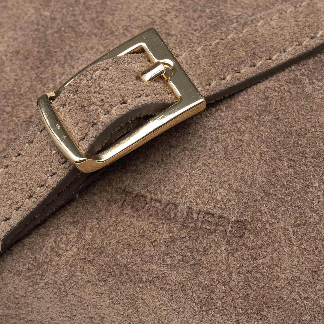 Damentasche aus echtem Leder Taupe Renata