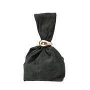 Damenhandtasche aus Naturwildleder, Armygrün Eliza