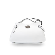 Damenhandtasche aus echtem Leder Weiß Tania