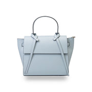 Damenhandtasche aus hellblauem Echtleder Erika