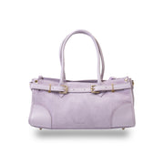 Damenhandtasche aus echtem Leder Flieder Evelin