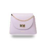 Lila Damenhandtasche aus echtem Leder Raisa