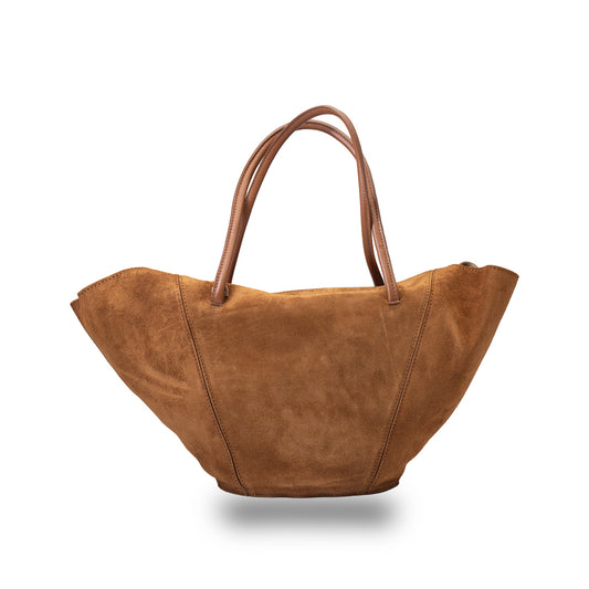 Damenhandtasche aus braunem Echtleder Diana