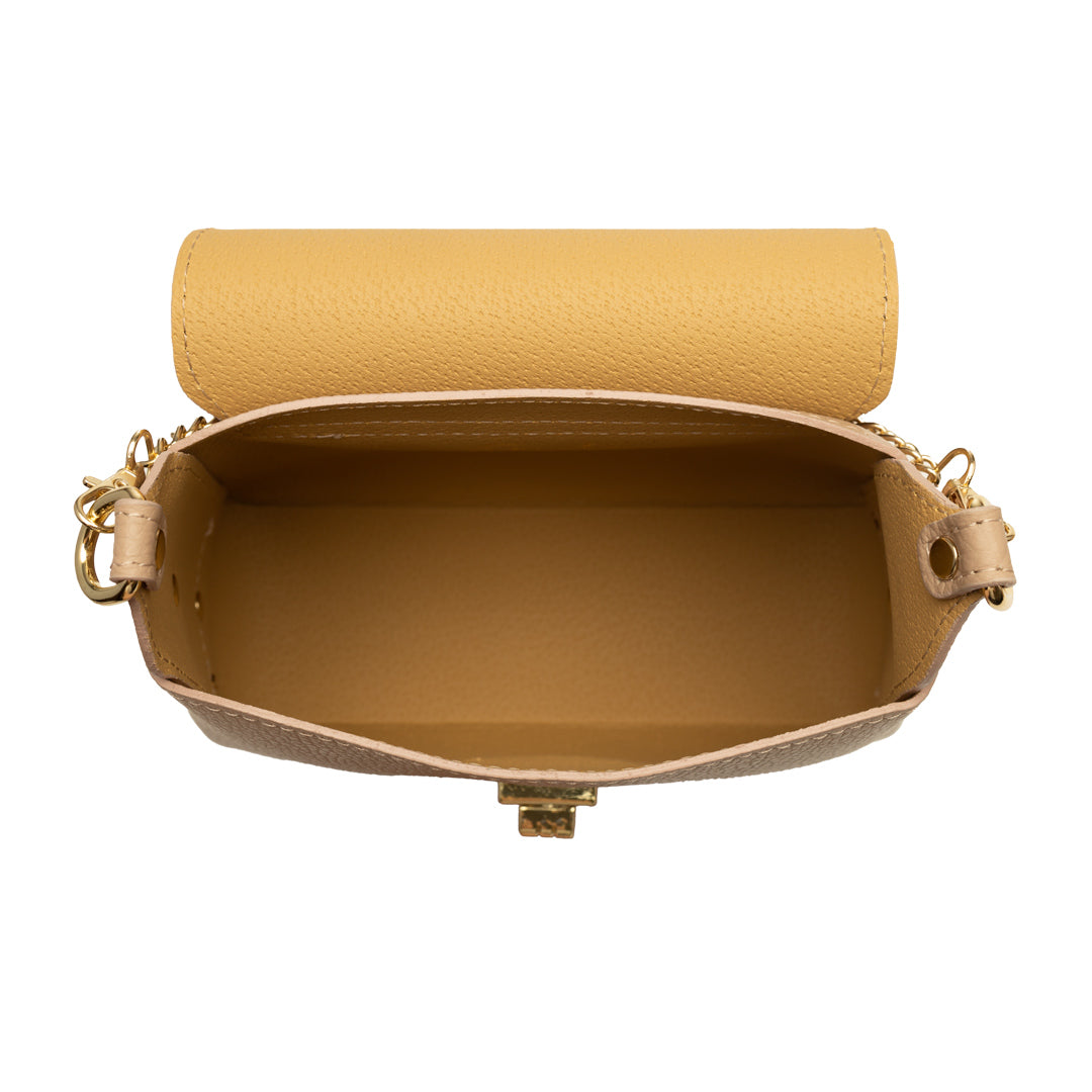 Damenhandtasche aus echtem Wildleder, zartrosa Raisa
