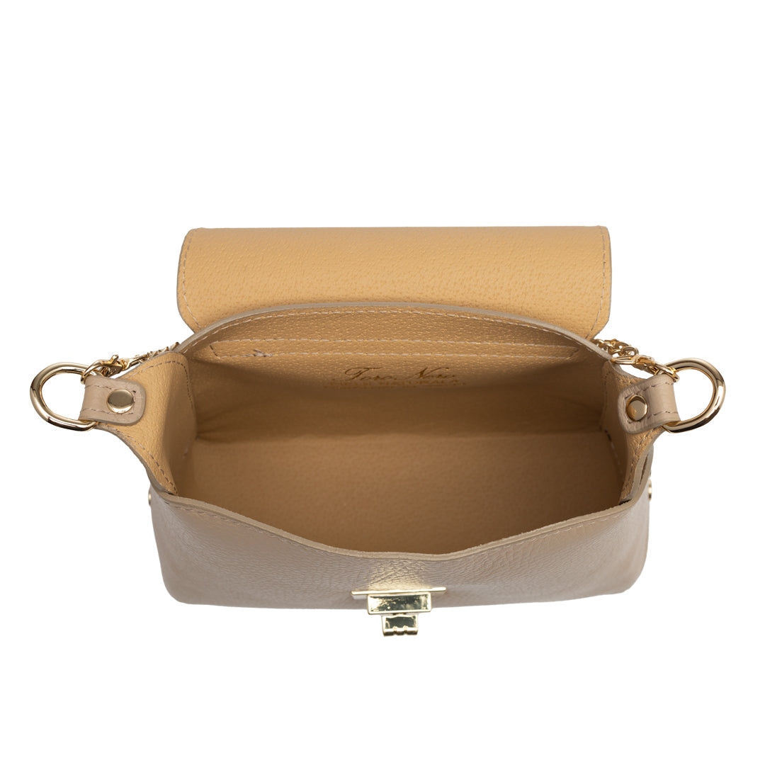 Damentasche aus naturwildleder, taupe Raisa