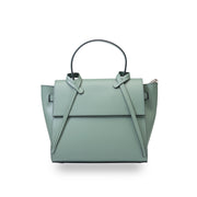 Damenhandtasche aus echtem Leder Salbeigrün Erika