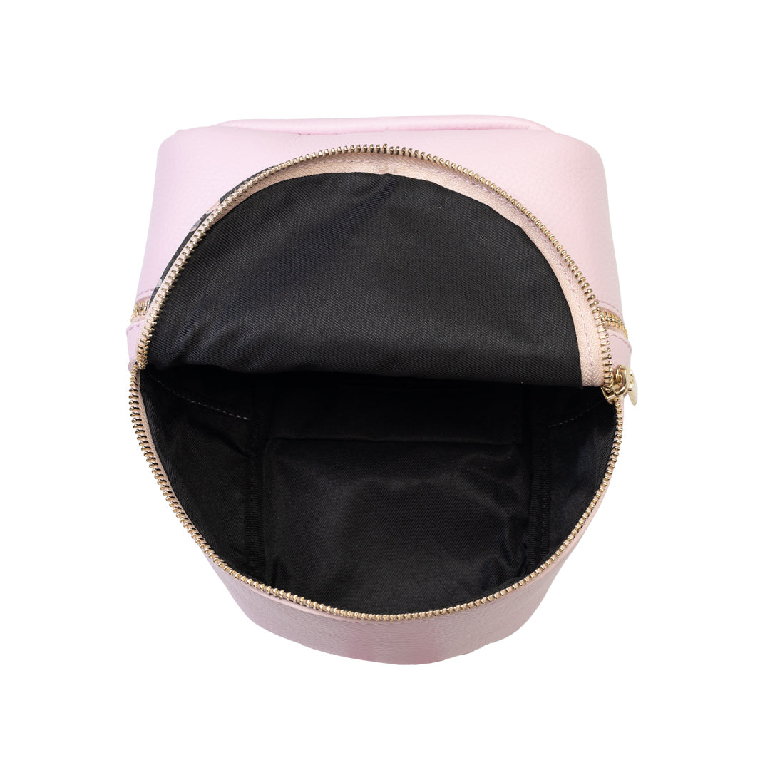 Damenrucksack aus echtem Leder in Lila Teen Spirit