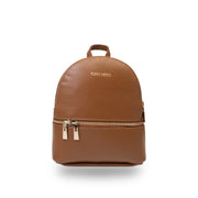 Damenrucksack aus braunem Echtleder Teen Spirit