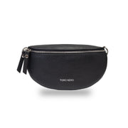 Dámska kožená ľadvinka Waist Glam, čierna